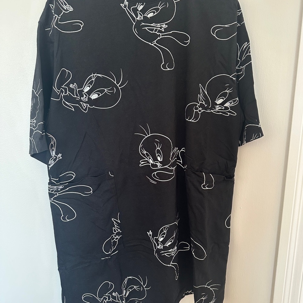 Black Tweety Bird Graphic Unisex Shirt
